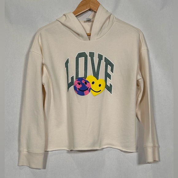 2 for$15 Old Navy Love Emoji Girl’s Hoodie - Picture 1 of 11